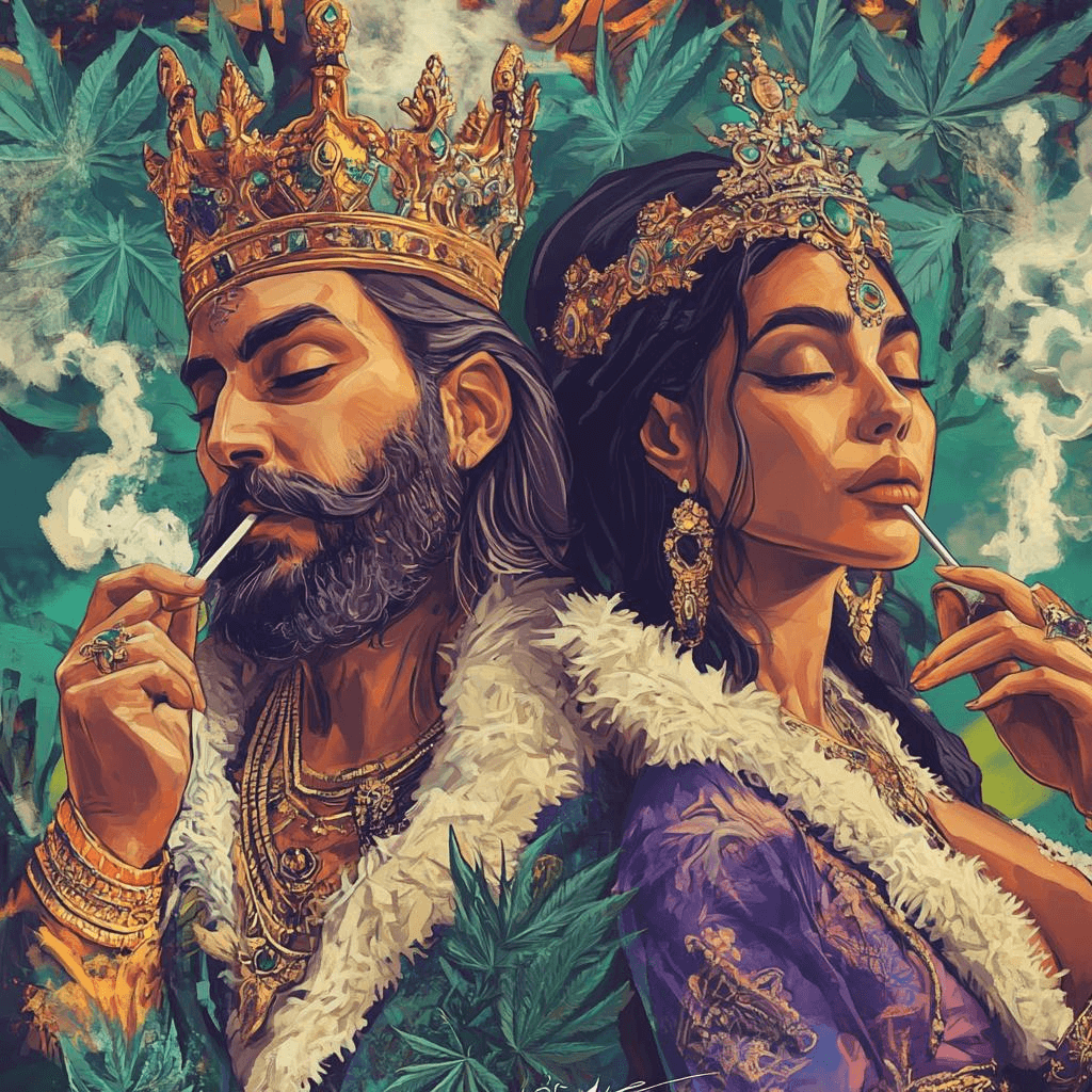 20 history of smoking weed of king and queens